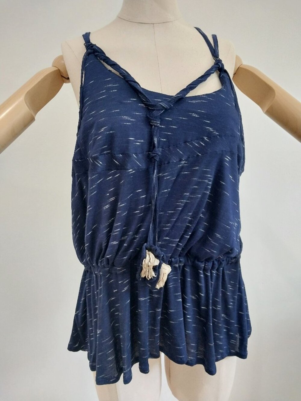 Patchwork Detailing with Book Tassel Camisole